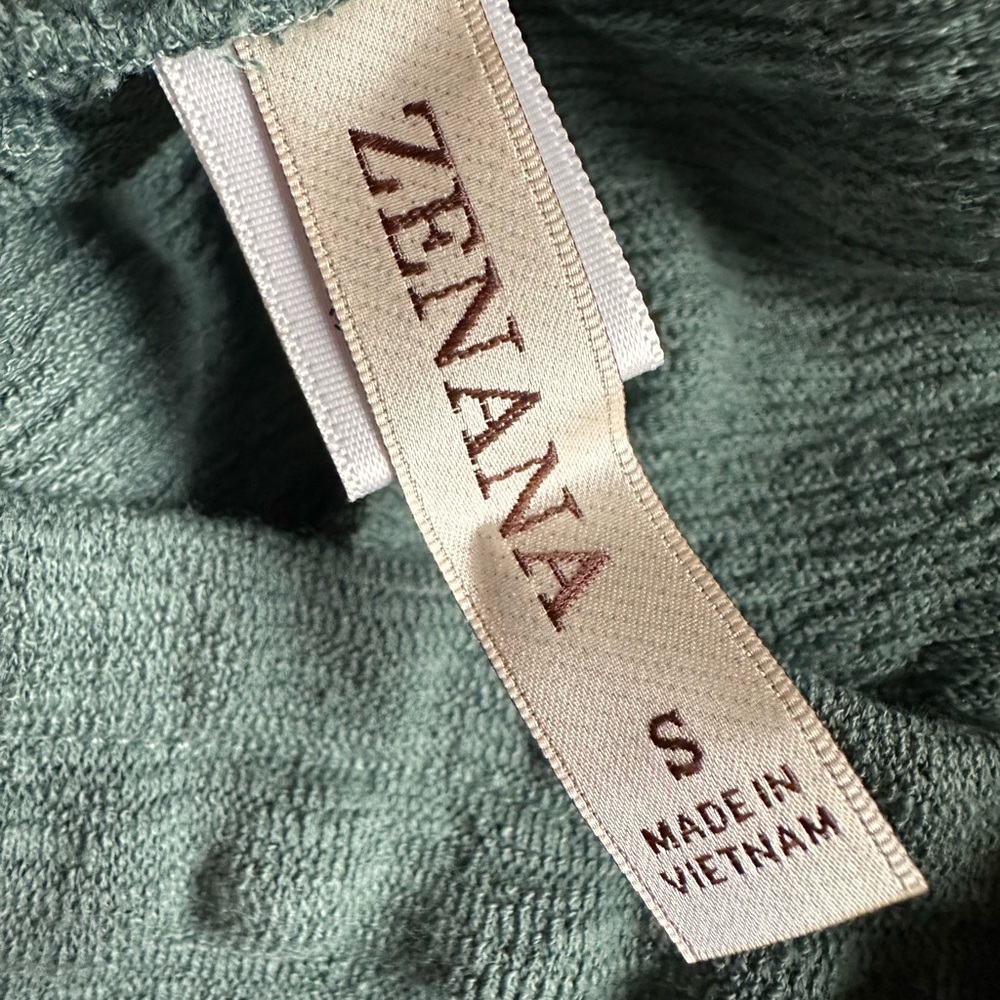 Zenana Outfitters Wide-Leg Knit Set - Ash Jade - Picture 7 of 12